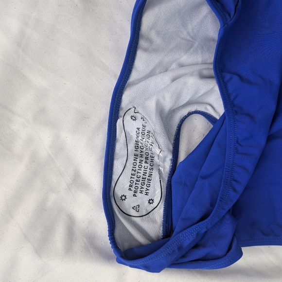 NWOT One Piece Swimsuit Tummy Control Cutout High Waisted/Wrap - Picture 5 of 9